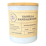 "VANILLA SANDALWOOD" - Coconut Wax Candle (Copy)