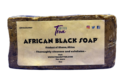 Raw African Black Soap